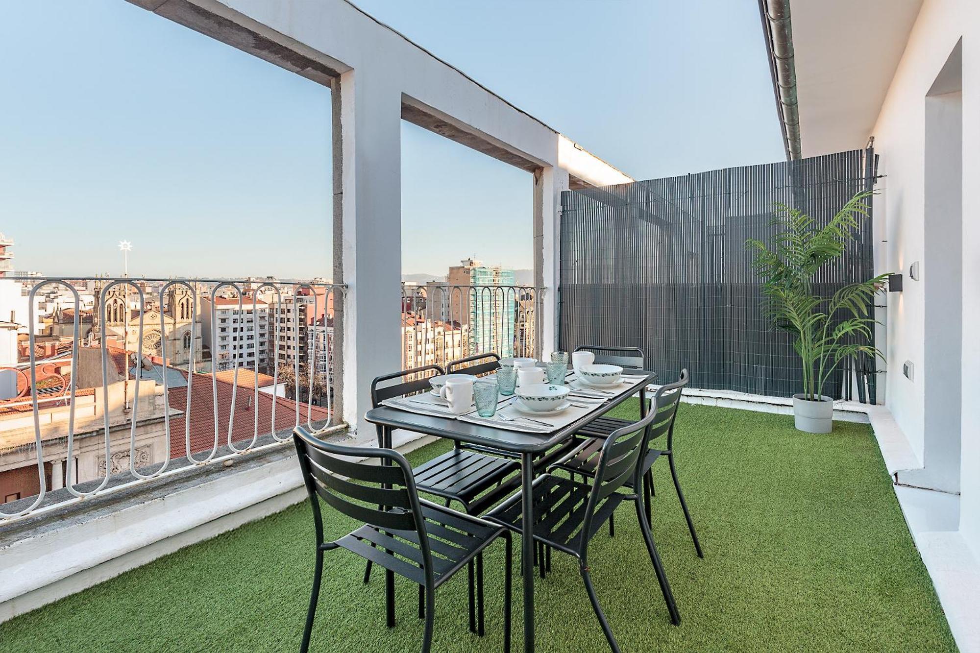 Genteel Home Jovellanos Terrace Хихон Экстерьер фото
